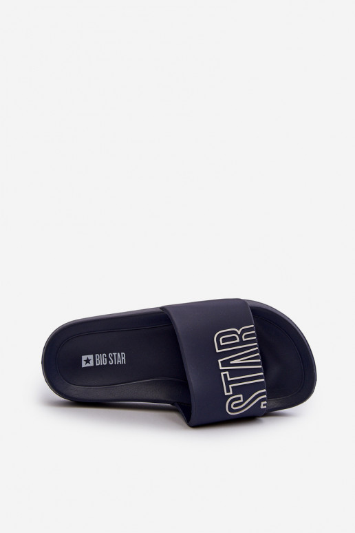 Chinelos infantis BIG STAR NN374521 azul escuro Chinelos infantis BIG STAR NN374521 azul escuro