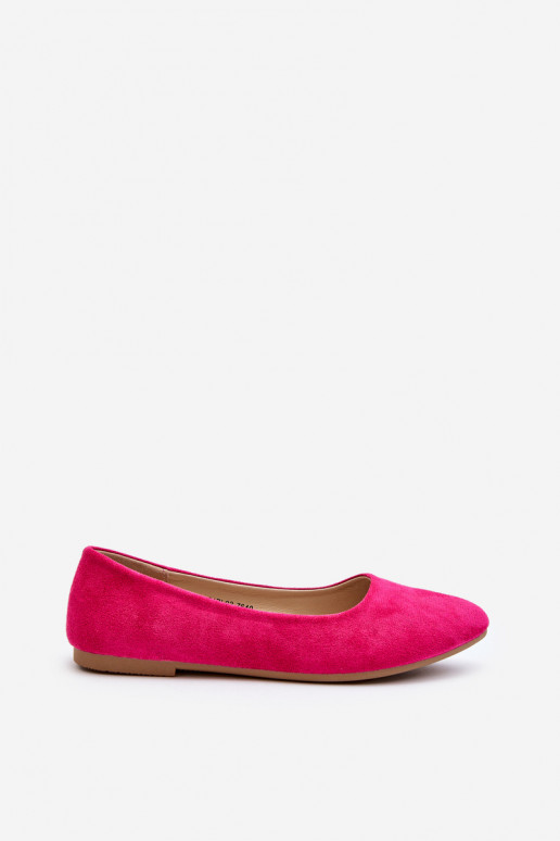 Bailarinas de camurça rosa Kommia