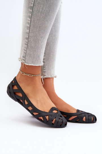 Bailarinas de borracha na cor preta Salam 2