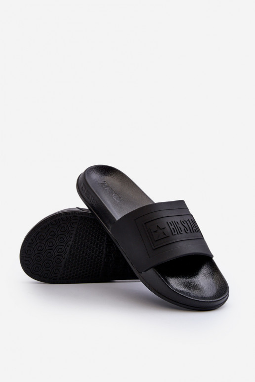 Chinelos Big Star NN174649 pretos