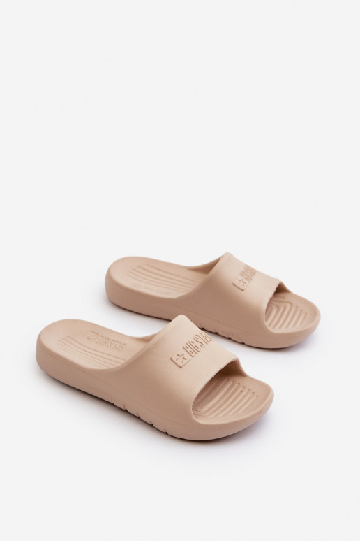 Chinelos leves Big Star infantil NN374559 bege Chinelos leves Big Star infantil NN374559 bege