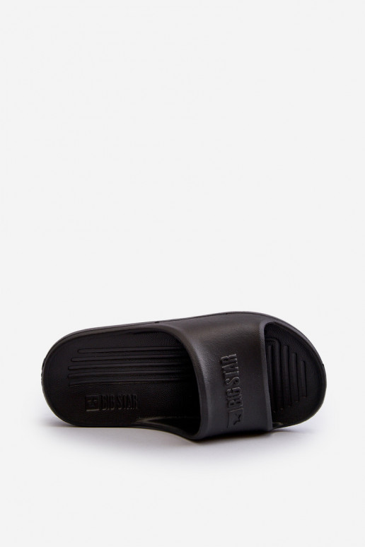 Chinelos leves Big Star infantil NN374556 cor preta