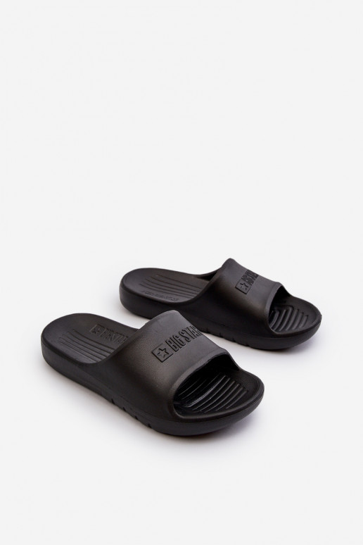 Chinelos leves Big Star infantil NN374556 cor preta