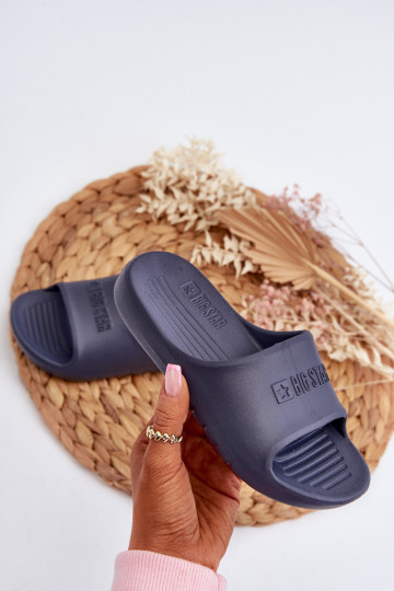 Chinelos leves Big Star infantil NN374557 azul escuro 2