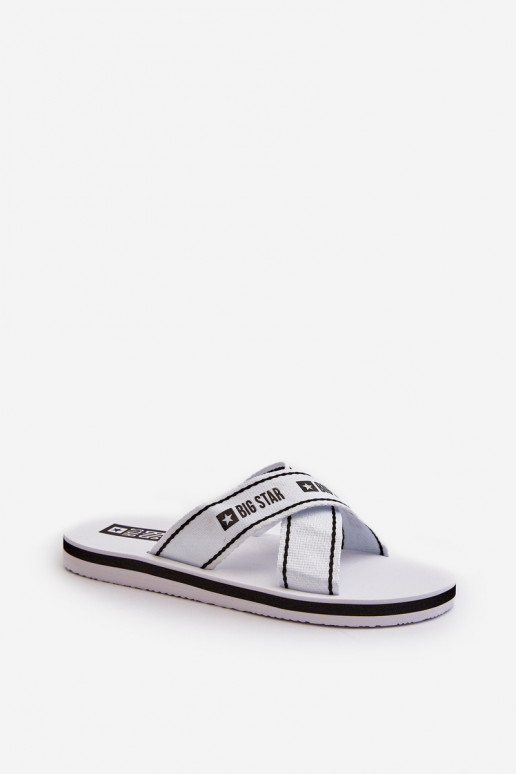 Chinelos femininosChinelos levesj Podeszwie Big Star NN274A509 branco