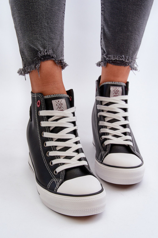Sapatos de lazer Cross Jeans NN2R4005 preto
