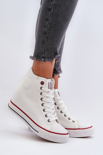 Sapatos de lazer Cross Jeans NN2R4004 cor branca