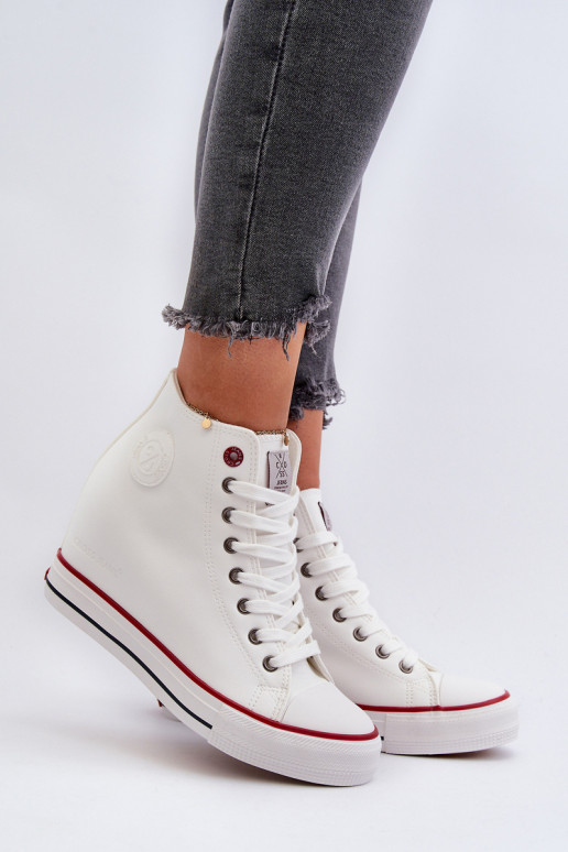 Sapatos de lazer Cross Jeans NN2R4004 cor branca