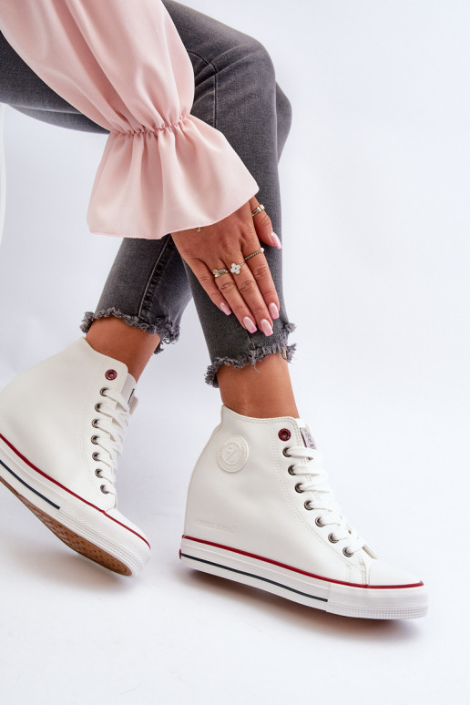 Sapatos de lazer Cross Jeans NN2R4004 cor branca