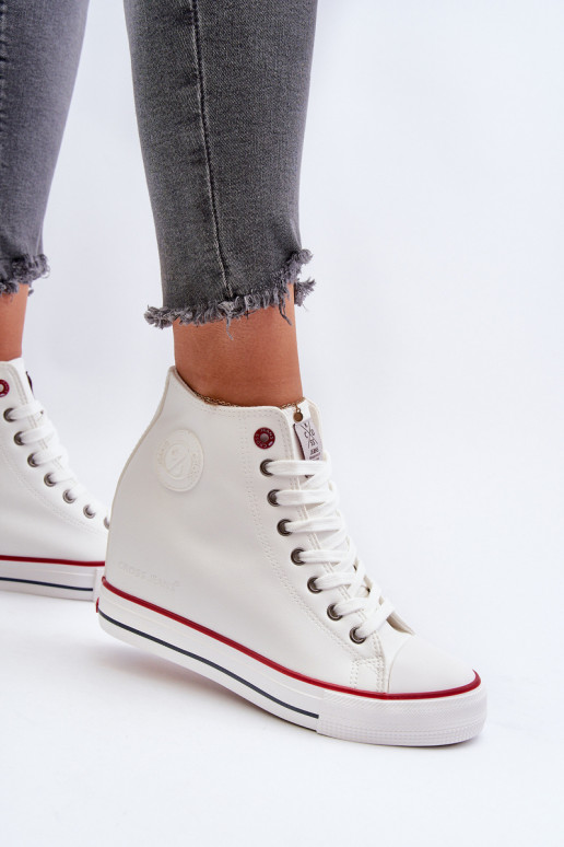 Sapatos de lazer Cross Jeans NN2R4004 cor branca