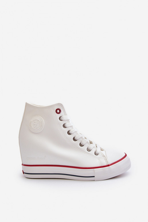 Sapatos de lazer Cross Jeans NN2R4004 cor branca