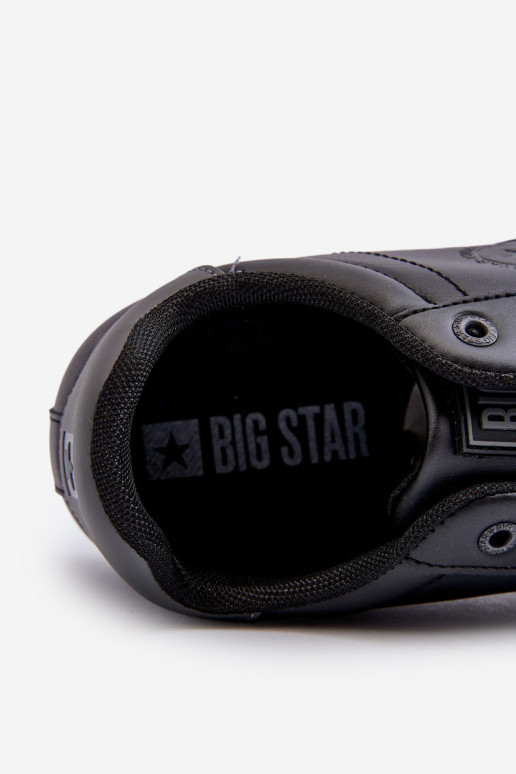 Sapatos casuais masculinos feitos de couro ecológico Big Star NN174284 cor preta