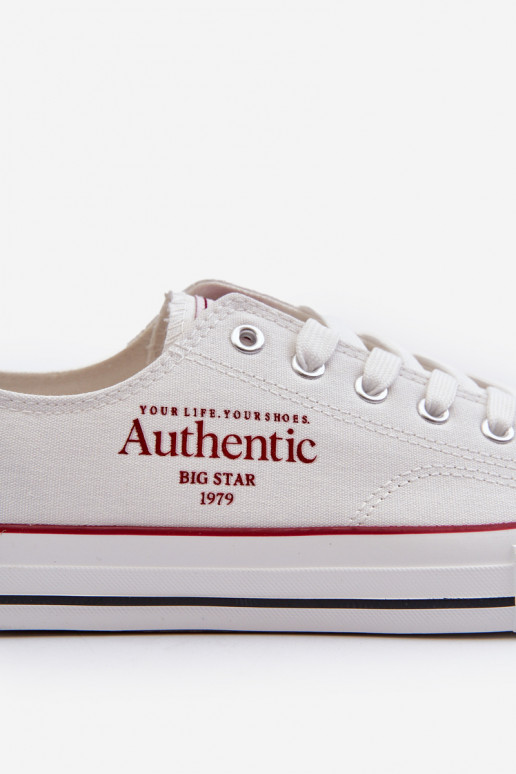 Calçado de lazer masculino Big Star NN174057 cor branca