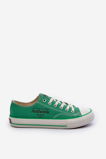 Sapatos casuais masculinos Big Star NN174062 verde 2