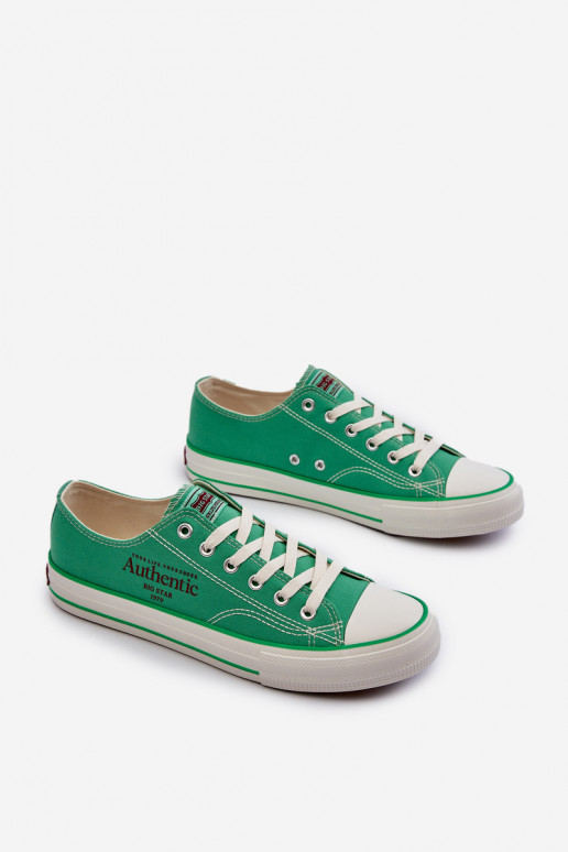 Sapatos casuais masculinos Big Star NN174062 verde