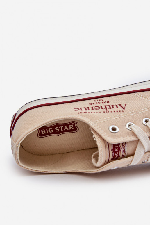 Sapatos casuais masculinos Big Star NN174058 bege