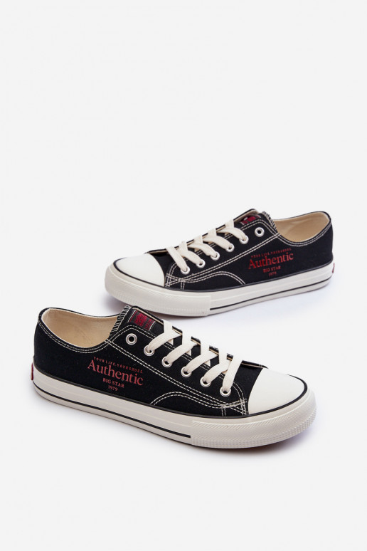 Calçado de lazer masculino Big Star NN174056 preto