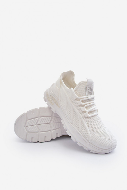 Tênis modelo sapatos HI-POLY SYSTEM Big Star NN174468 cor branca