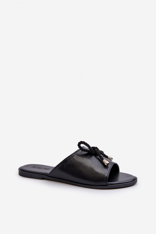 Chinelos femininos Eko Big Star NN274066 pretos