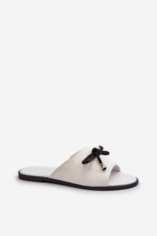 Chinelos femininos Eko Big Star NN274067 cor branca