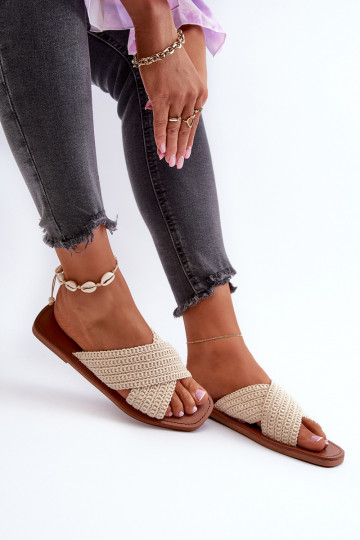 Chinelos Big Star NN274078 bege 2