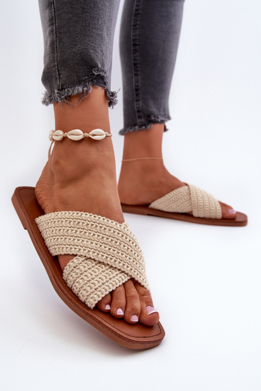 Chinelos Big Star NN274078 bege