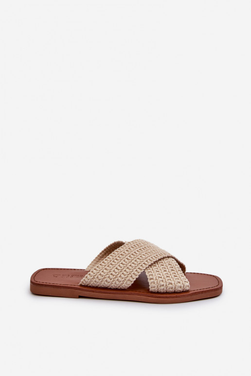 Chinelos Big Star NN274078 bege