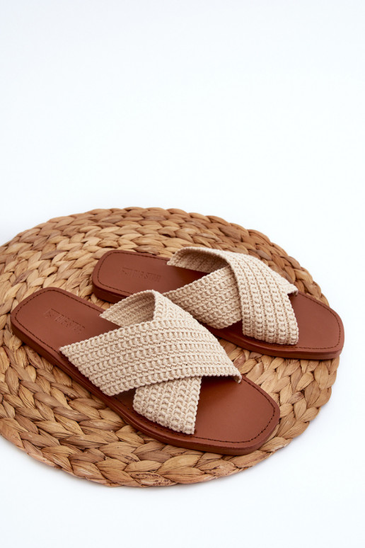 Chinelos Big Star NN274078 bege