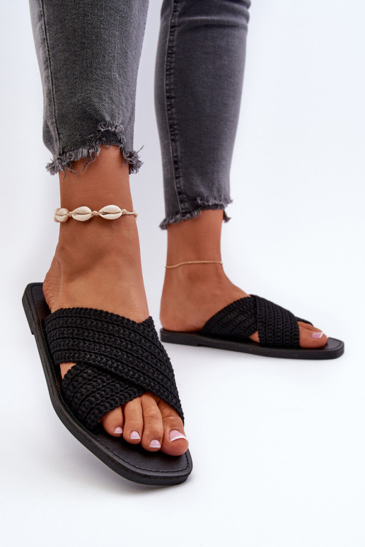 Chinelos Big Star NN274077 pretos