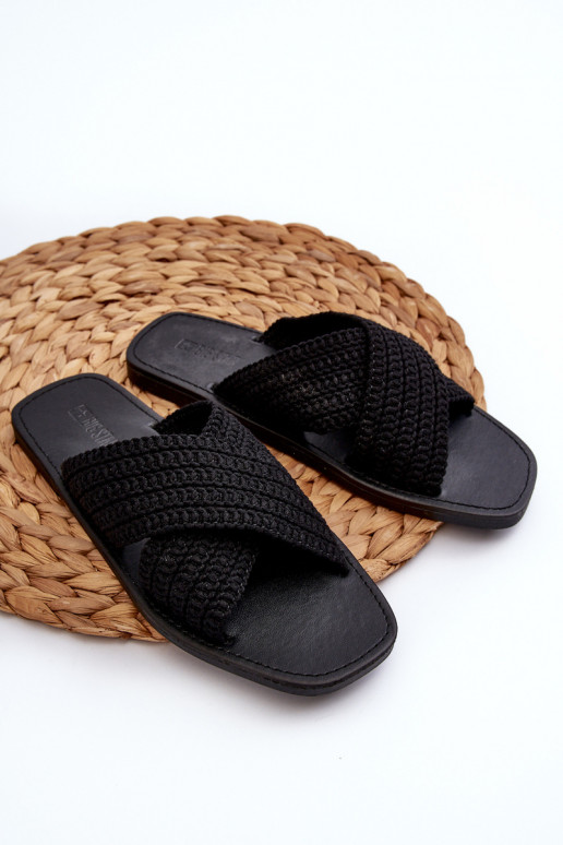 Chinelos Big Star NN274077 pretos