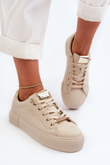 Tênis modelo sapatos Big Star NN274210 cor bege
