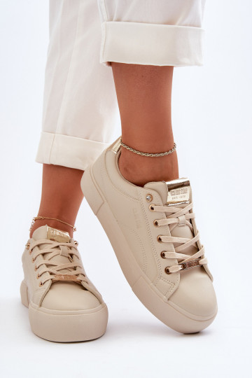 Tênis modelo sapatos Big Star NN274210 cor bege 2