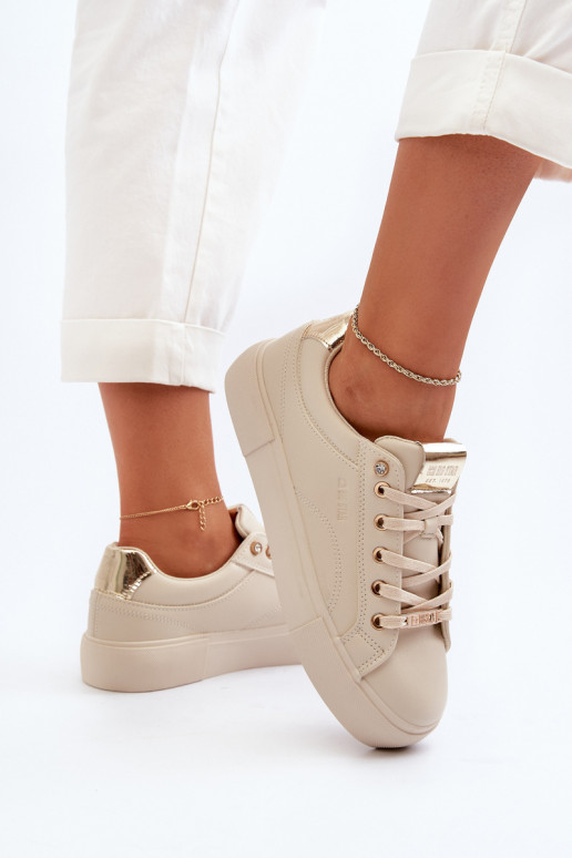 Tênis modelo sapatos Big Star NN274210 cor bege