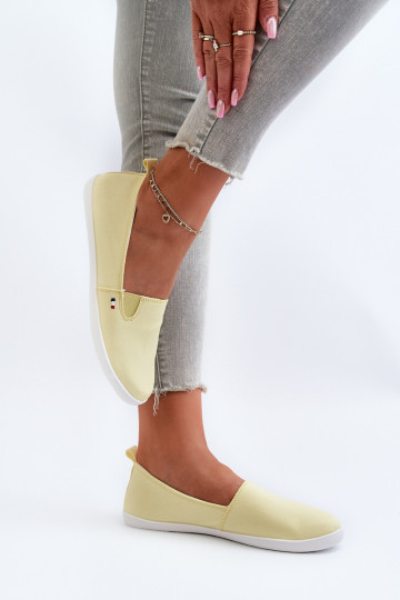 Calçados esportivos calçados de lazer Slip-On cor amarela Adrancia 2