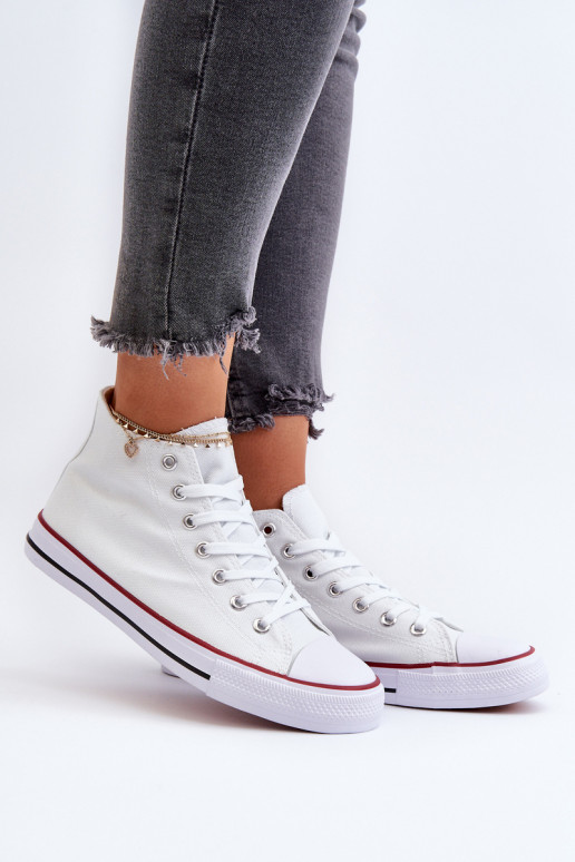 Sapatos de lazer cor branca Socerio Sapatos de lazer cor branca Socerio