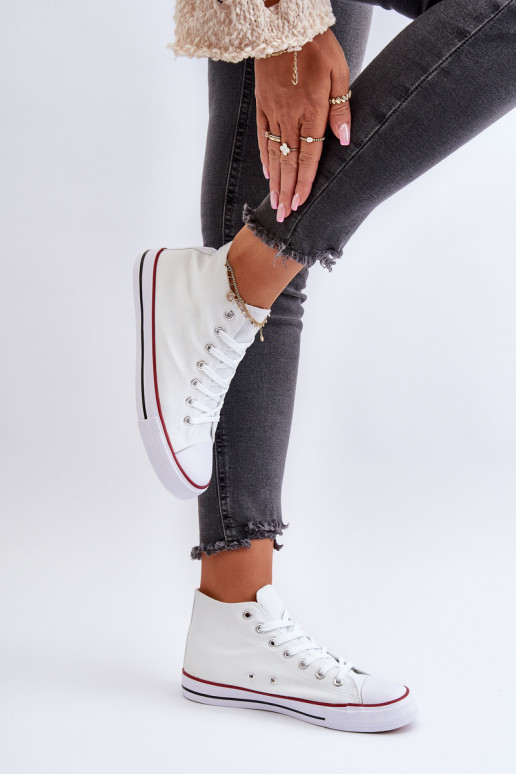 Sapatos de lazer cor branca Socerio Sapatos de lazer cor branca Socerio