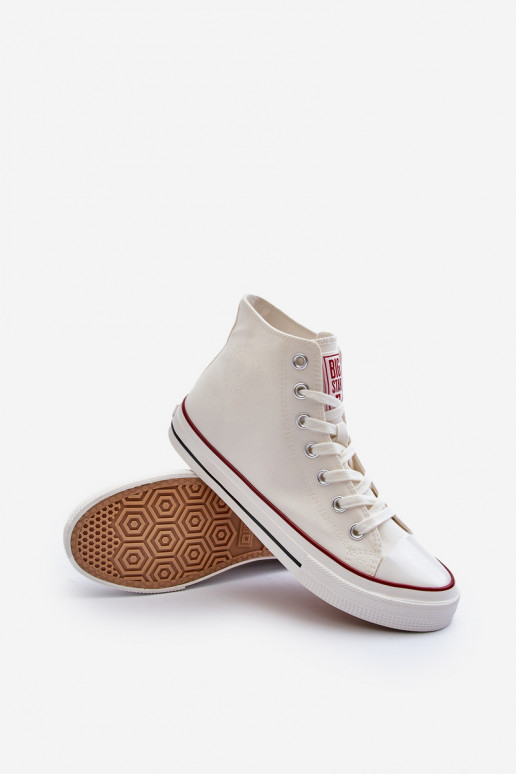 sapatos de lazer com sola Big Star NN174104 cor branca