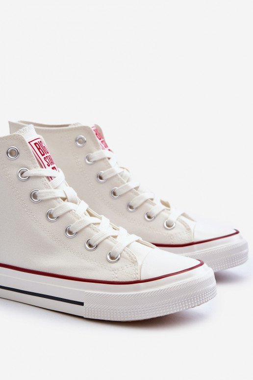 sapatos de lazer com sola Big Star NN174104 cor branca