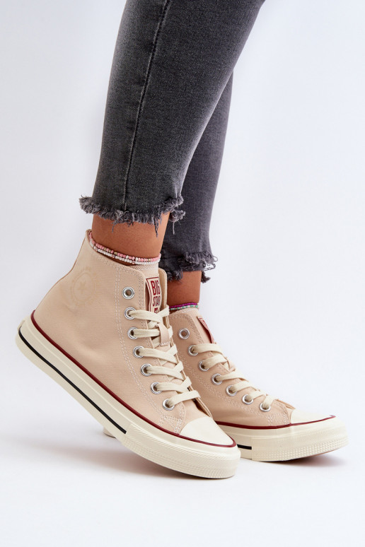 Sapatos de lazer Big Star NN274278 bege Sapatos de lazer Big Star NN274278 bege