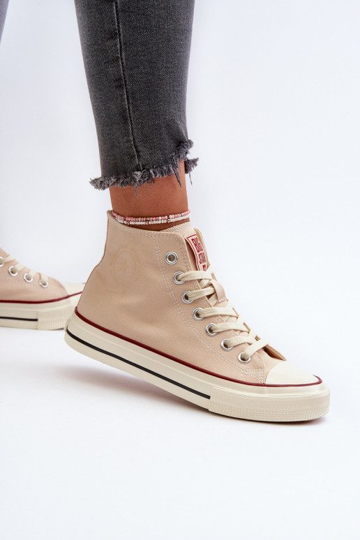 Sapatos de lazer Big Star NN274278 bege Sapatos de lazer Big Star NN274278 bege
