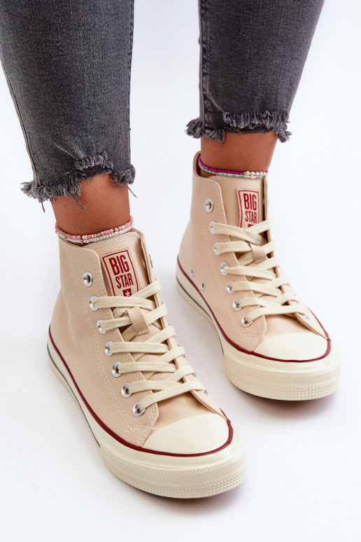 Sapatos de lazer Big Star NN274278 bege Sapatos de lazer Big Star NN274278 bege