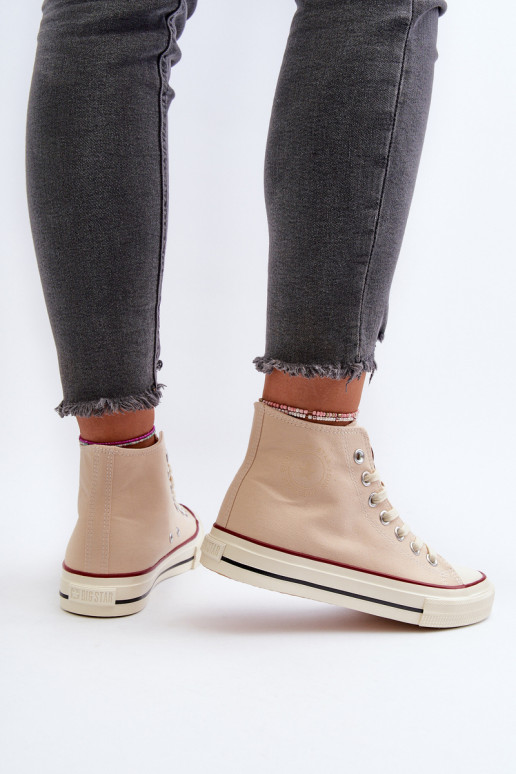 Sapatos de lazer Big Star NN274278 bege Sapatos de lazer Big Star NN274278 bege