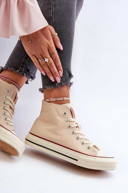 Sapatos de lazer Big Star NN274278 bege Sapatos de lazer Big Star NN274278 bege