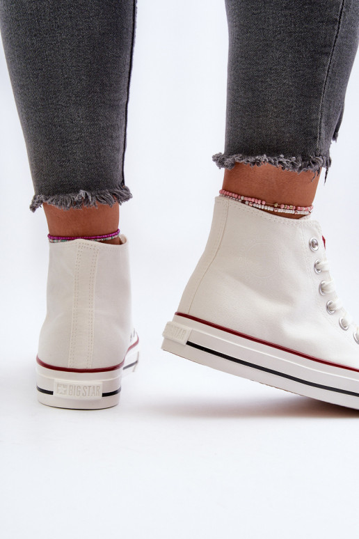 Sapatos de lazer Big Star NN274276 cor branca