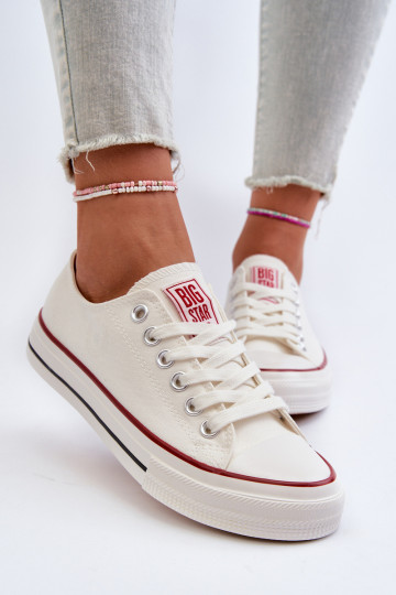 Sapatos de lazer Big Star NN274274 cor branca