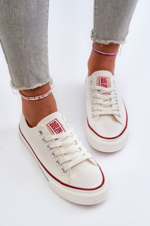 Sapatos de lazer Big Star NN274274 cor branca