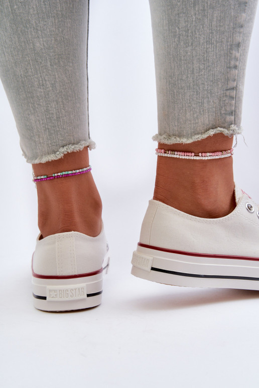 Sapatos de lazer Big Star NN274274 cor branca