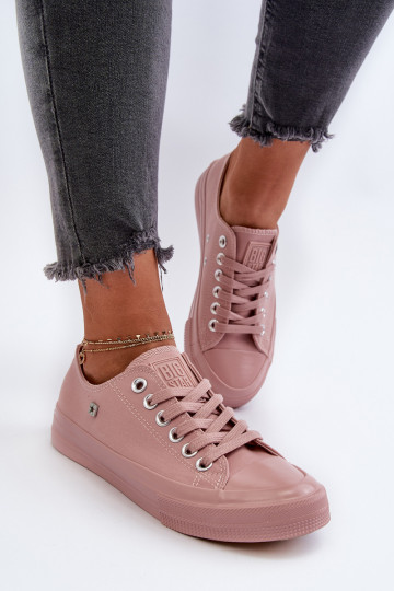 Modelo clássico Sapatos de lazer Big Star NN274291 cor rosa