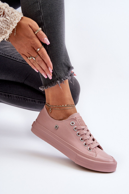 Modelo clássico Sapatos de lazer Big Star NN274291 cor rosa