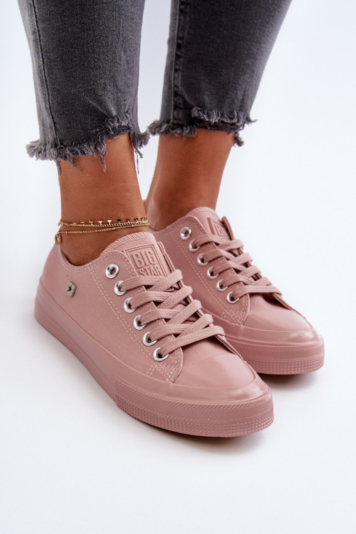 Modelo clássico Sapatos de lazer Big Star NN274291 cor rosa